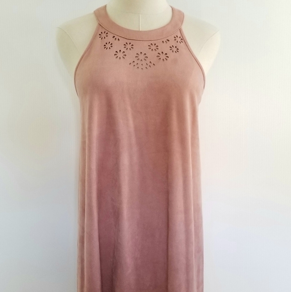 Paper Crane Barbiecore Sexy Pink / Old Rose Sleeveless Mini Dress, Small - Picture 3 of 10